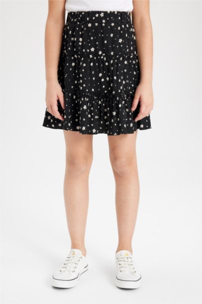 Girl Regular Fit Knitted Skirt