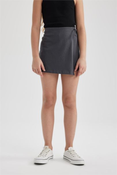 تنورة بناتي قماش سميك