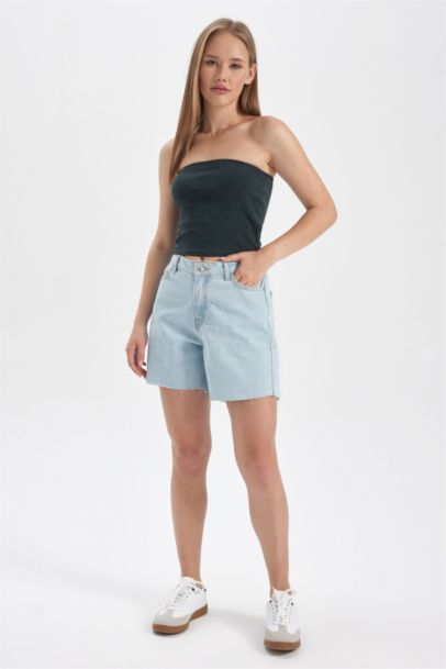 Fitted Ribbed Crop Top