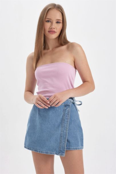 Fitted Ribbed Crop Top