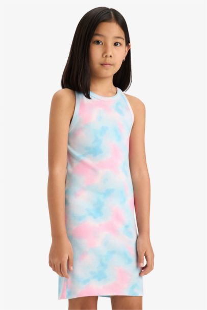 Regular Fit Sleeveless Knitted Dress