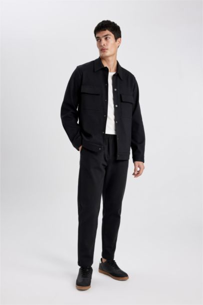 Relax Fit Regular Hem Trousers