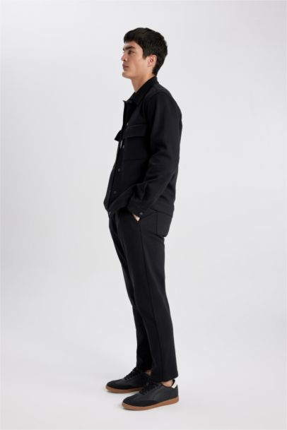 Relax Fit Regular Hem Trousers