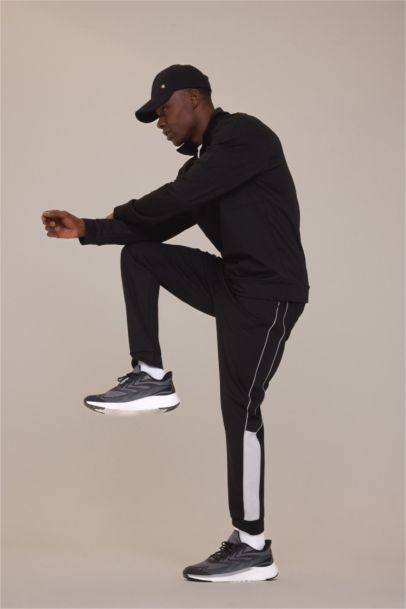 Sporcu Standart Fit Jogger Eşofman Altı İçi Yumuşak Tüylü Skuba Dalgıç Kumaş