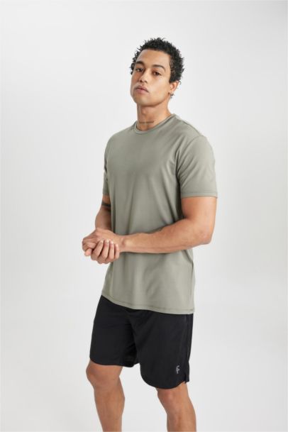 DeFactoFit Standard Fit Crew Neck T-Shirt