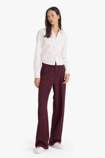 Straight Fit Trousers