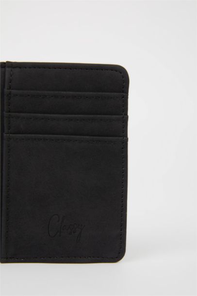 Erkek Suni Deri Kartlık