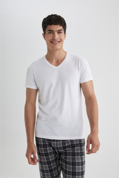Slim Fit V-Neck Top
