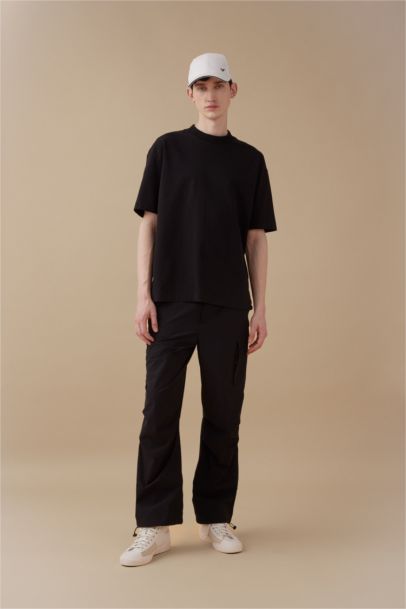 Oversize Fit Crew Neck Short Sleeve T-Shirt