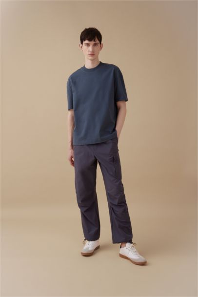 Oversize Fit Crew Neck Short Sleeve T-Shirt