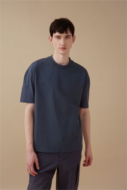 Oversize Fit Crew Neck Short Sleeve T-Shirt