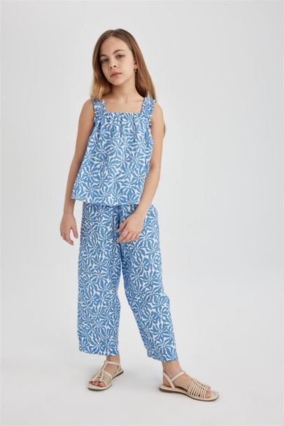 بلوزة بناتي بحمالات