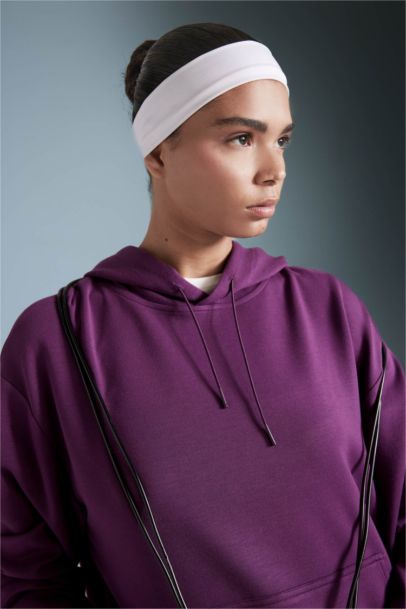 DeFactoFit Oversize Fit Modal Sports Sweatshirt