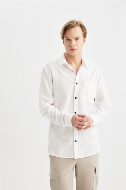 Regular Fit Cotton Long Sleeve Shirt