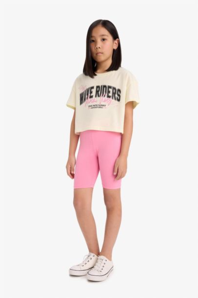 Girl Biker Short Leggings