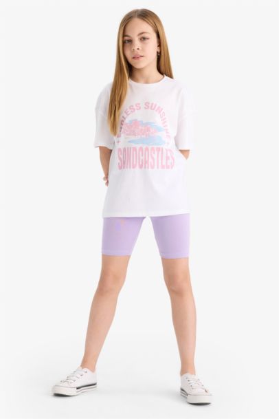 Girl Biker Short Leggings