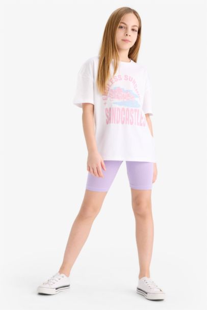 Girl Biker Short Leggings