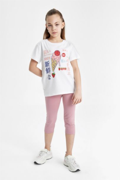 Girl Capri Length Leggings