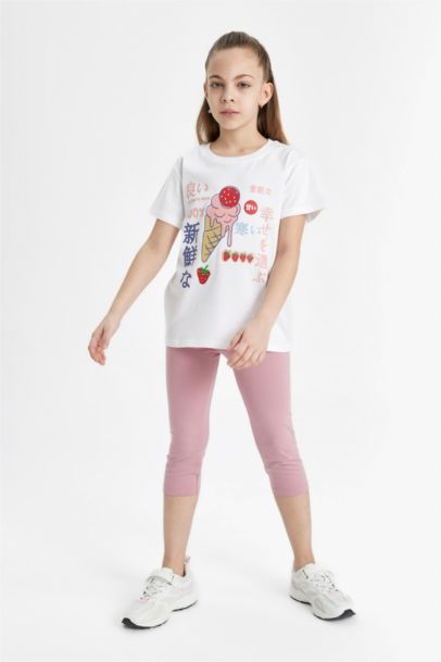 Girl Capri Length Leggings