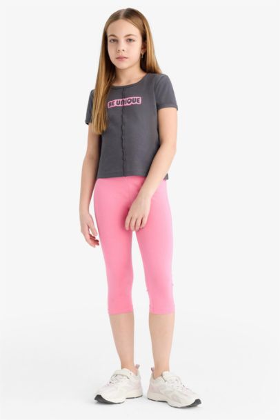 Girl Capri Length Leggings