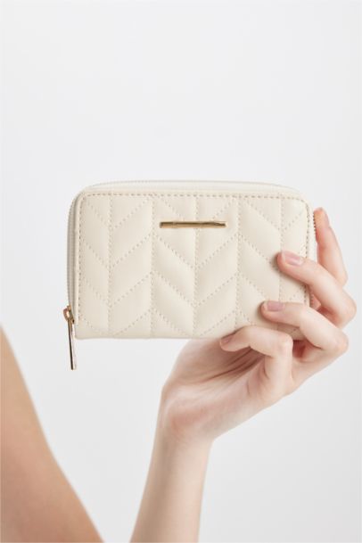 محفظة نسائي جلد صناعي مطرز