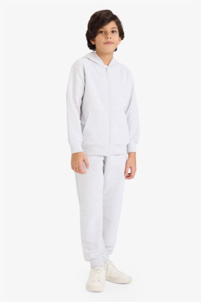 Boy Basic Pique Elastic Waist Sweatpants