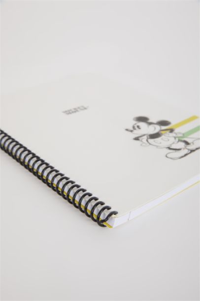 دفتر مذكرات 16;5x22;5 سم مخطط من ميكي ماوس