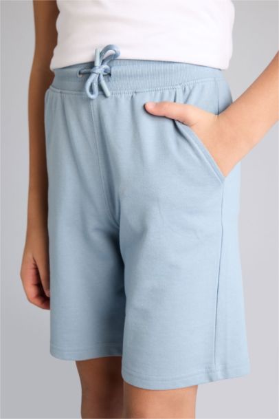 Short basique à taille élastique pour garçon