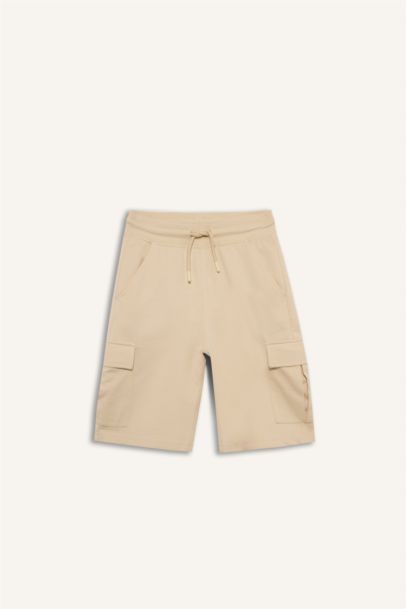 Boy Regular Fit Sweatshirt Fabric Shorts