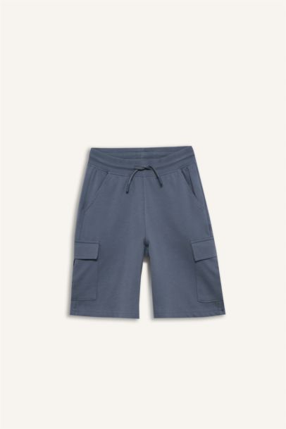 Boy Elastic Waist Cargo Shorts