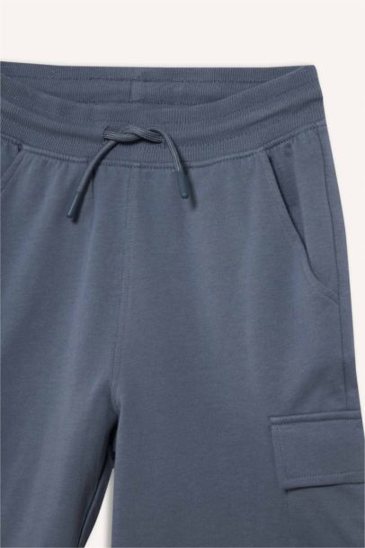 Boy Elastic Waist Cargo Shorts