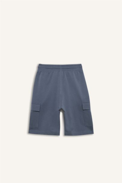 Boy Elastic Waist Cargo Shorts