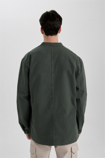 Relax Fit Cotton Long Sleeve Shirt