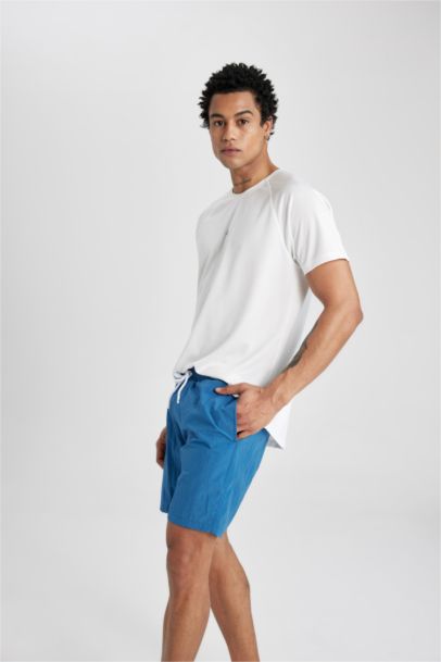 DeFactoFit Regular Fit Printed Short Swim Shorts