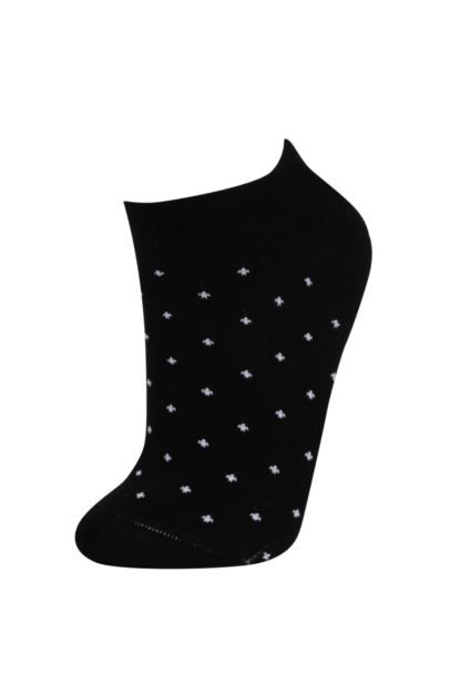 Woman 3 Piece Cotton Booties Socks