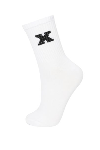 جوارب طويلة قطن نسائي - 5 قطع