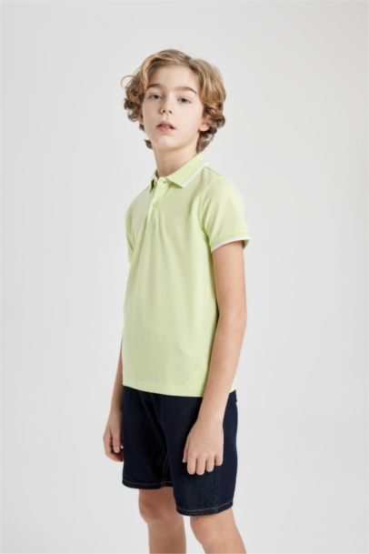 Boy Pique Short Sleeve Polo T-Shirt