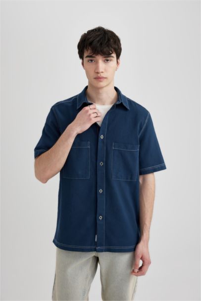 Relax Fit linen Short Sleeve Shirt