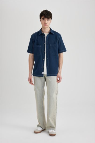 Relax Fit linen Short Sleeve Shirt