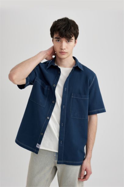 Relax Fit linen Short Sleeve Shirt