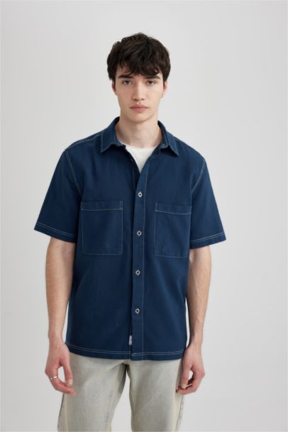 Relax Fit linen Short Sleeve Shirt