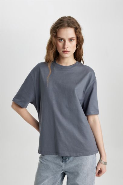 Relax Fit Crew Neck Premium Short Sleeve T-Shirt