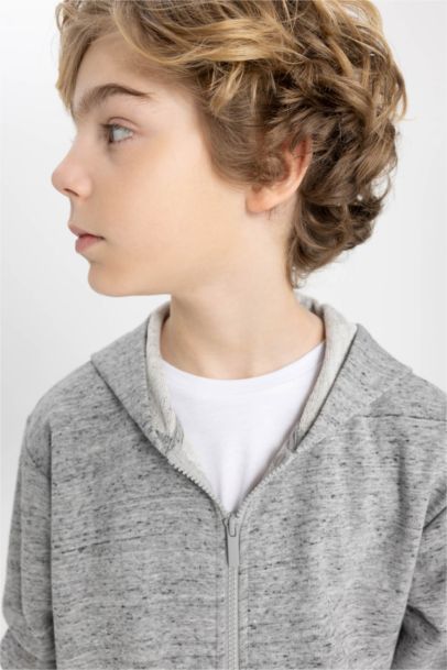 Boy Hooded Cardigan