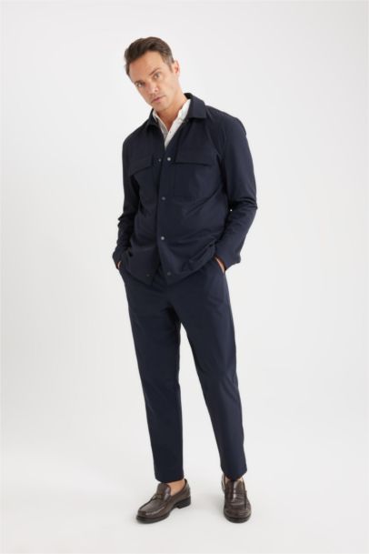 Jogger Straight Leg Stretchable Summer Fabric Trousers