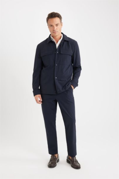 Jogger Straight Leg Stretchable Summer Fabric Trousers