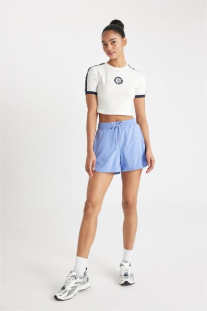 DeFactoFit Slim Fit Flexible Textured Swim Shorts