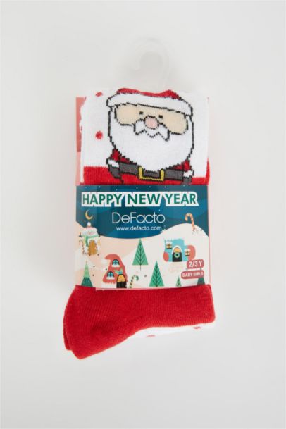 Collants en coton antidérapants pour bébé fille