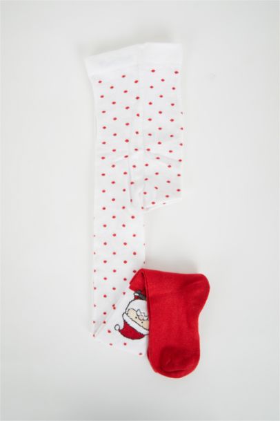 Collants en coton antidérapants pour bébé fille