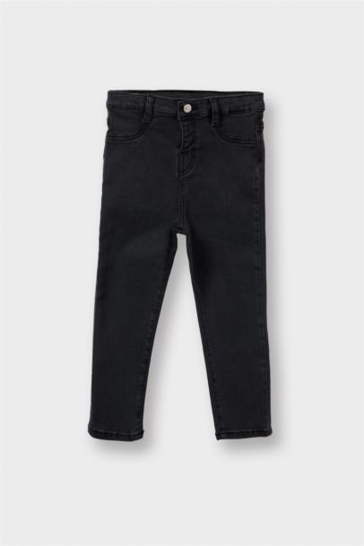 Düz Paça Basic Düz Jean Pantolon Erkek Bebek