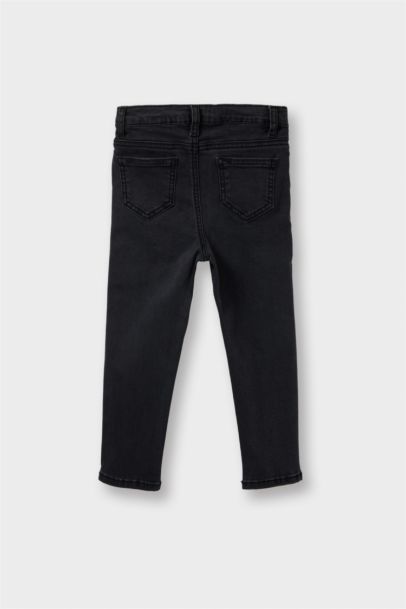 Düz Paça Basic Düz Jean Pantolon Erkek Bebek